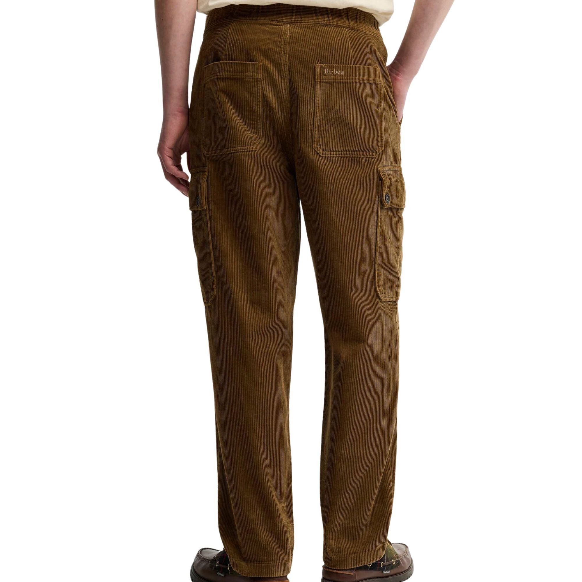 Barbour Leonard Oversized Cord Cargo Trousers - Sepia