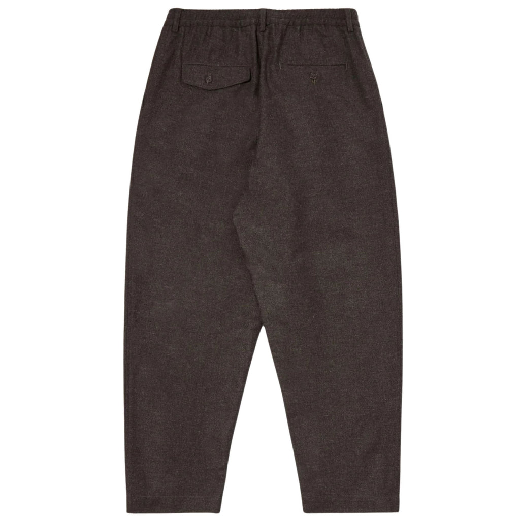 Universal Works Pleated Track Pant Recycled It Tweed - Brown