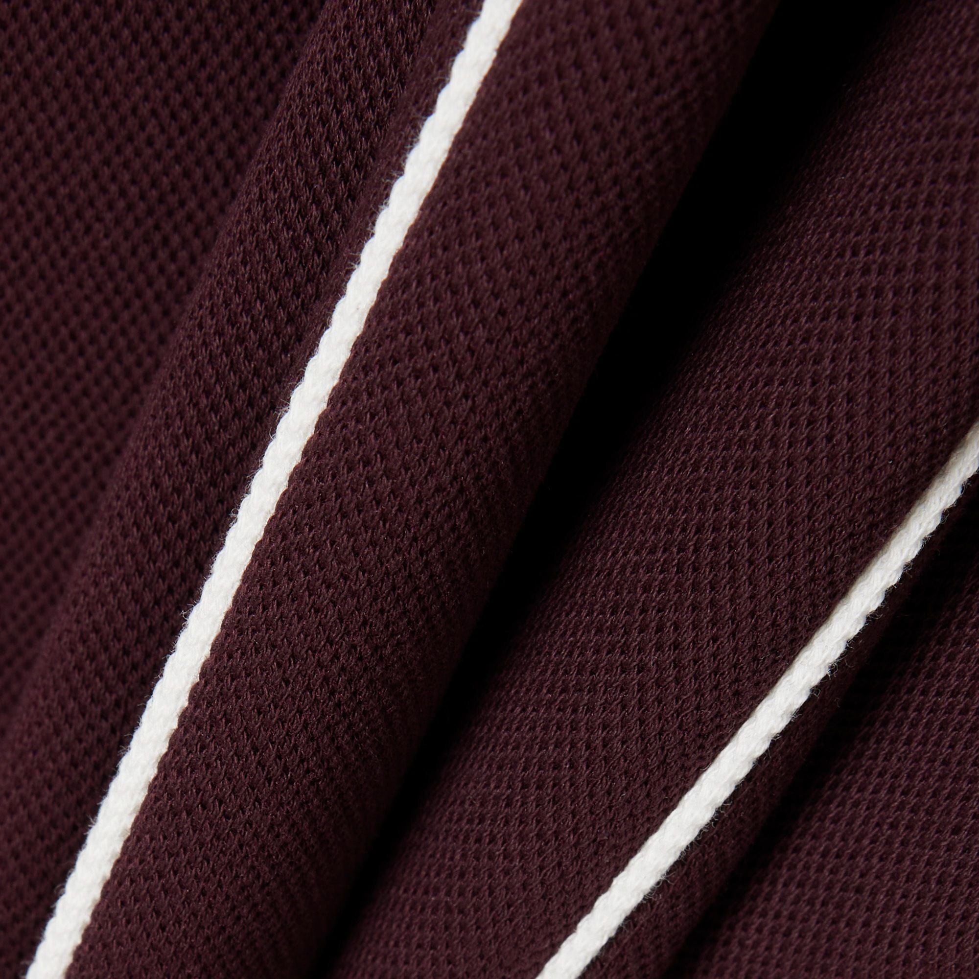 Lacoste Tennis Heritage Zipped Badge Accent Sweatshirt - Merlot