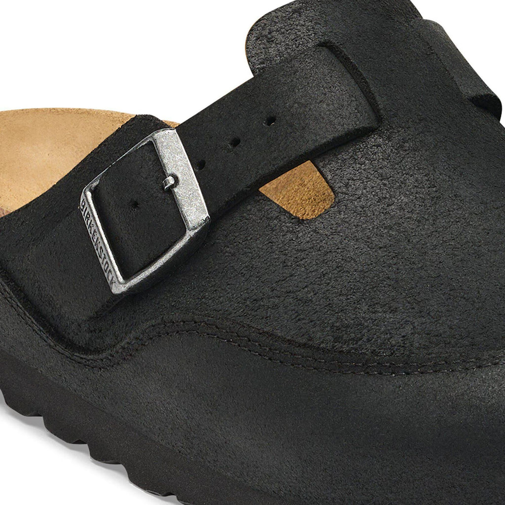 Birkenstock Boston Nova Basecamp Shoes - Black
