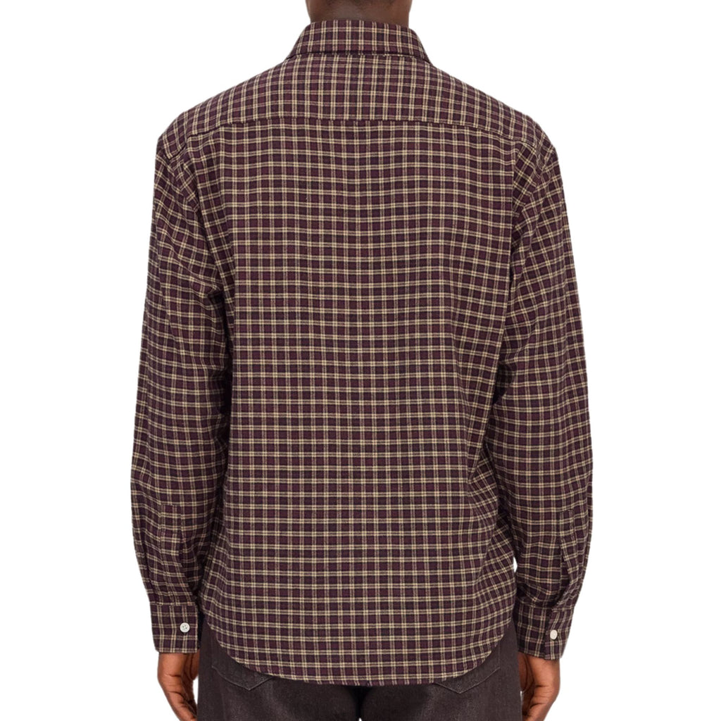 NN07 Deon Shirt - Bordeaux Check
