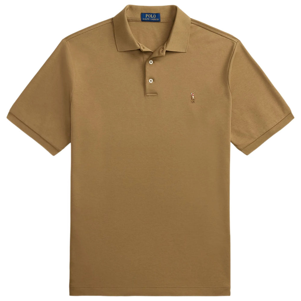 Polo Ralph Lauren Custom Slim Fit Soft Cotton Polo Shirt - Cafe