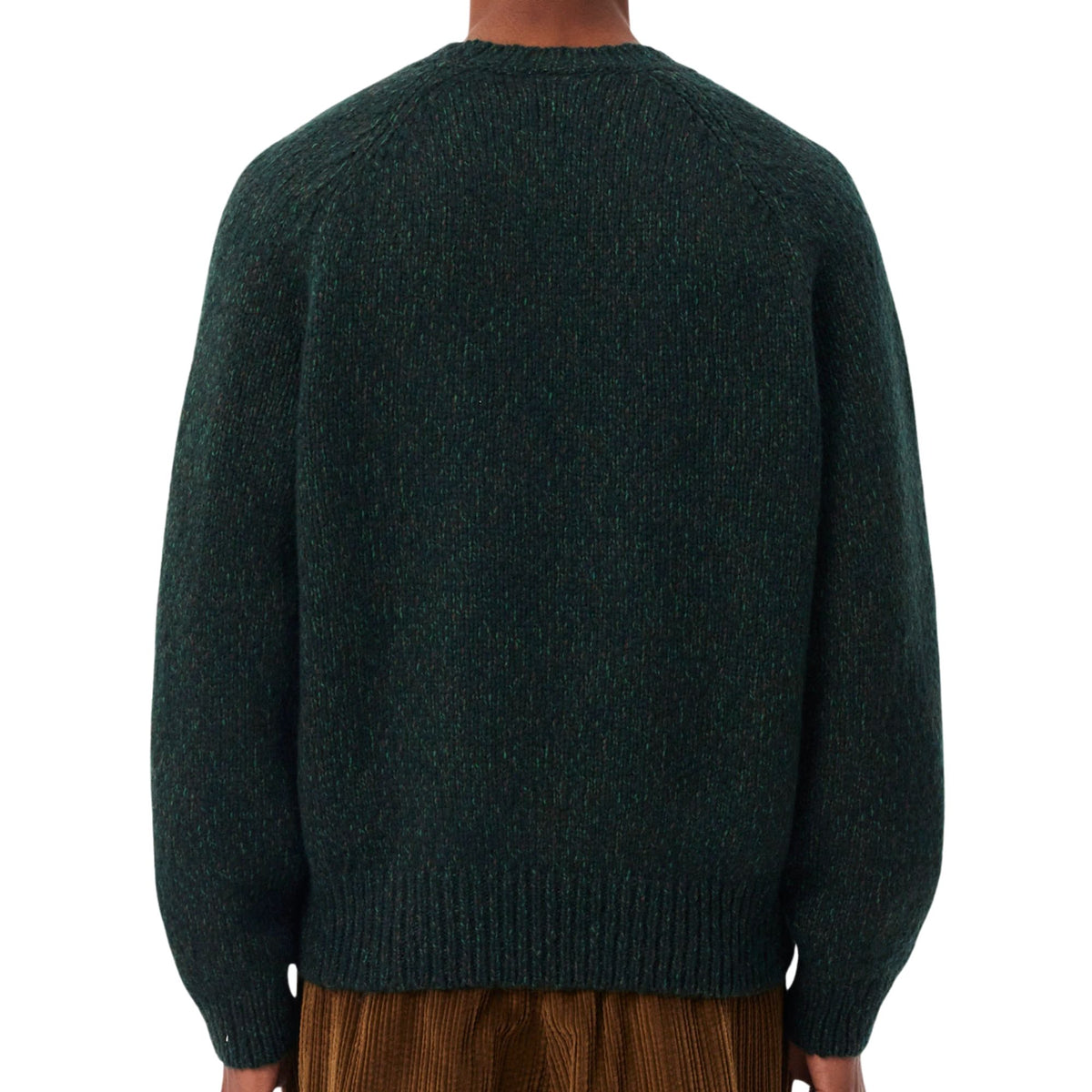 Lacoste Mercerized Knit Wool Cardigan - Green Mix