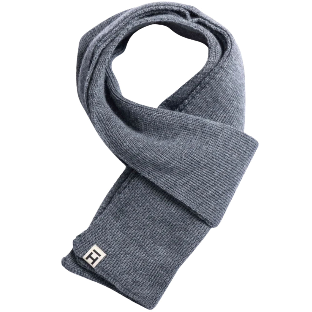 Heimat Virgin Wool Scarf - Battleship Grey