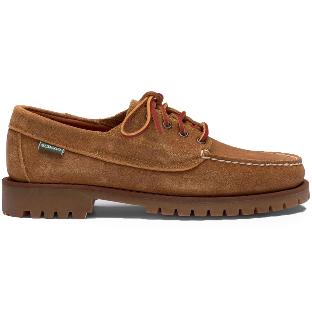 Sebago Askook Lug Suede Waxed Shoes - Beige Camel