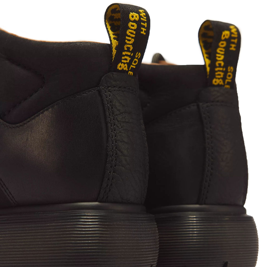 Dr. Martens Wayborne Old Harness Leather Lace Up Boots  - Black