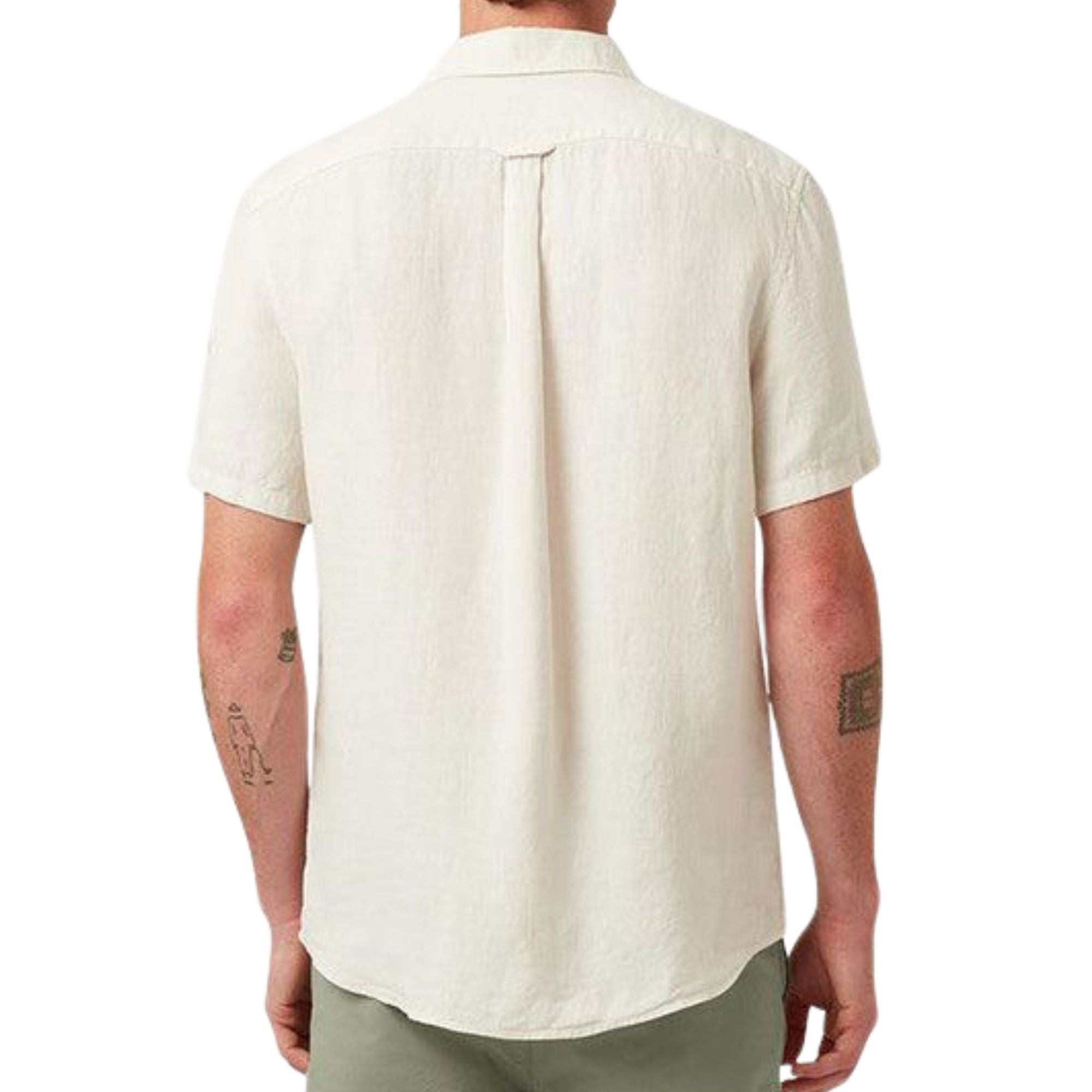 Belstaff Scale Short Sleeve Shirt - Silver Birch