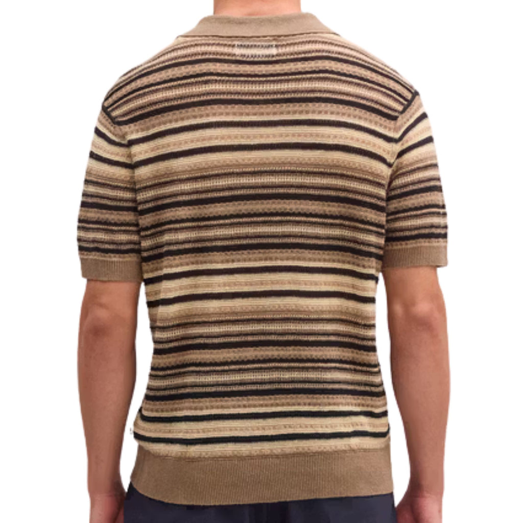 NN07 Noam Linen Polo - Mable Husk