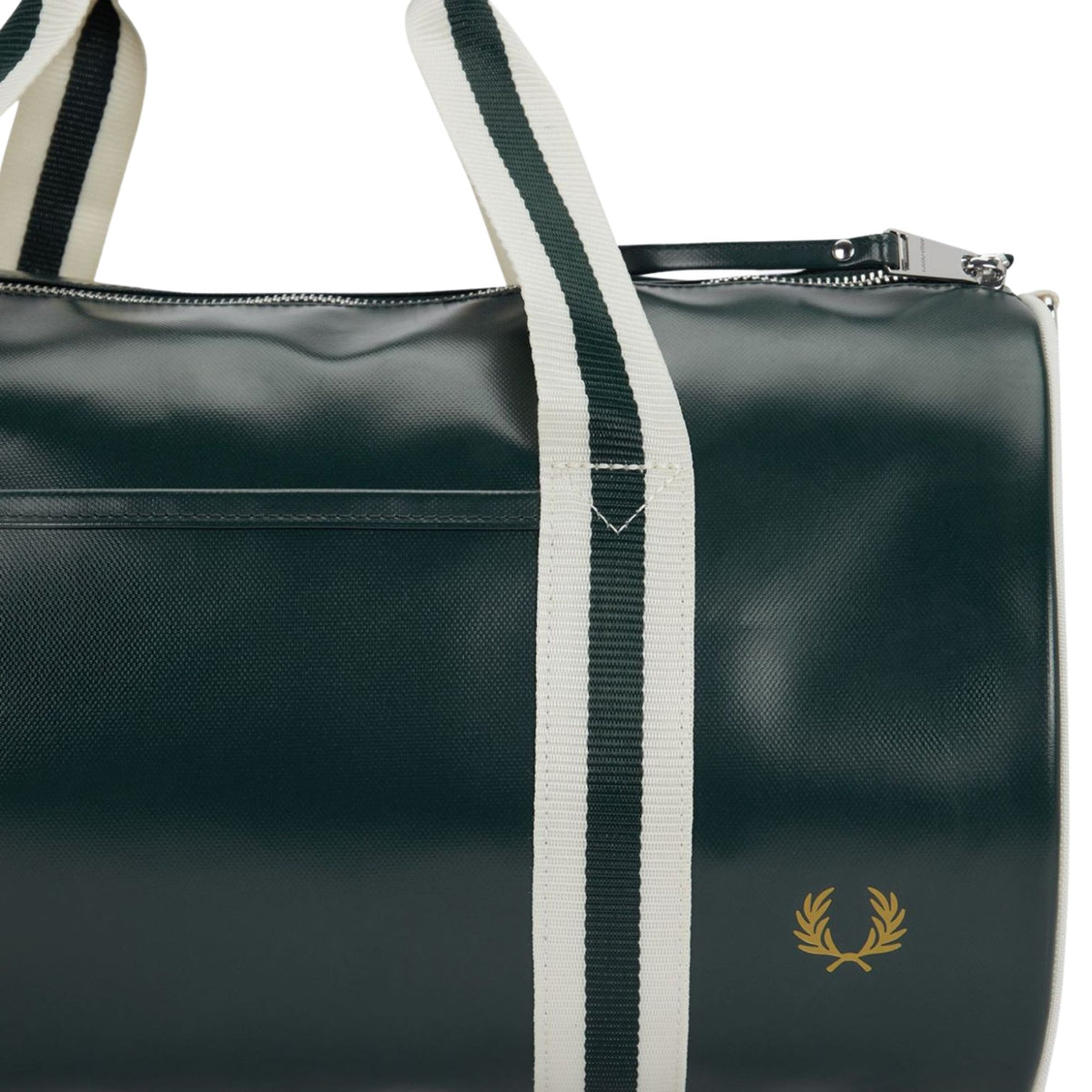 Fred Perry Classic Barrel Bag - Grassroots/Ecru