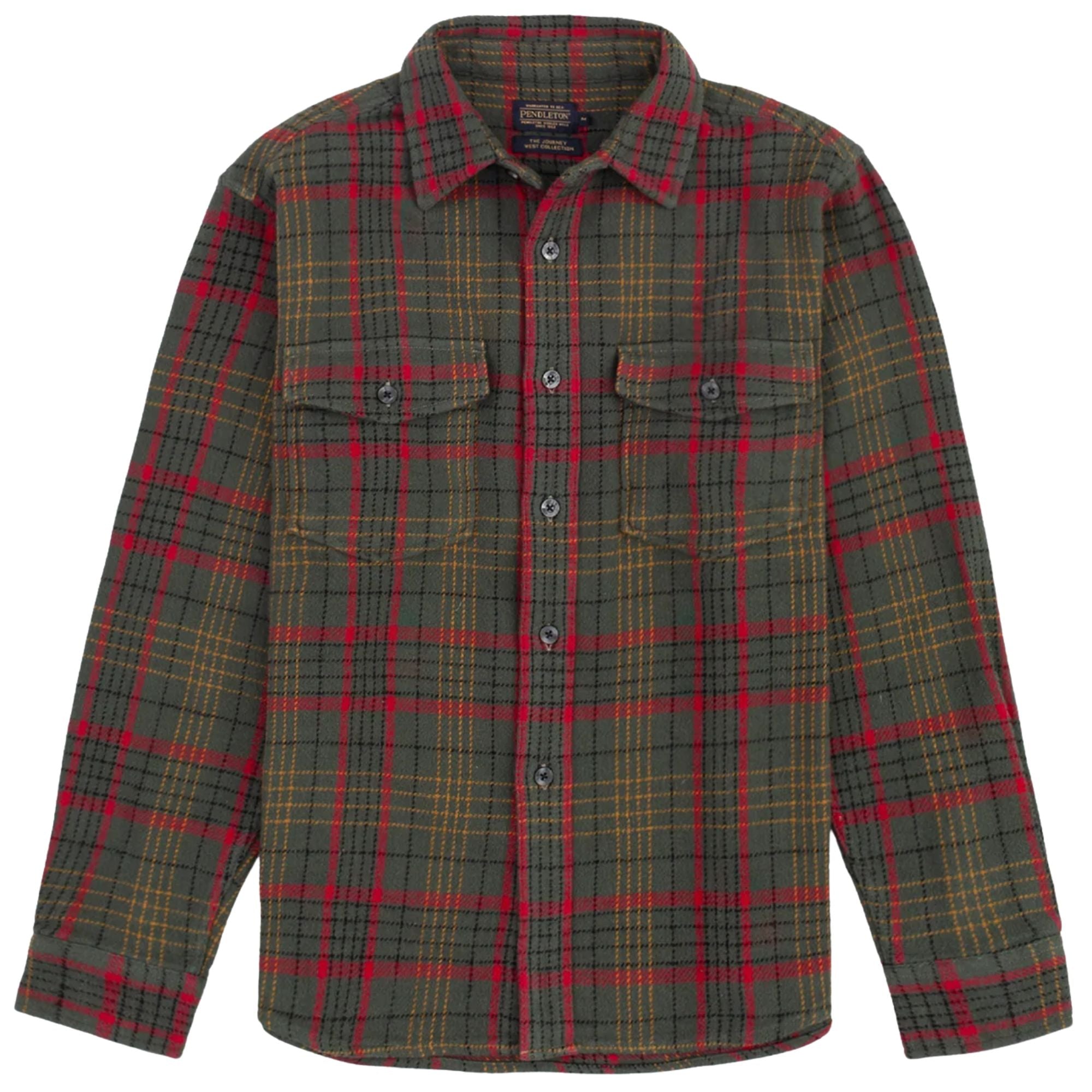 Pendleton Woolen Mills Big Pocket Shirt - Green