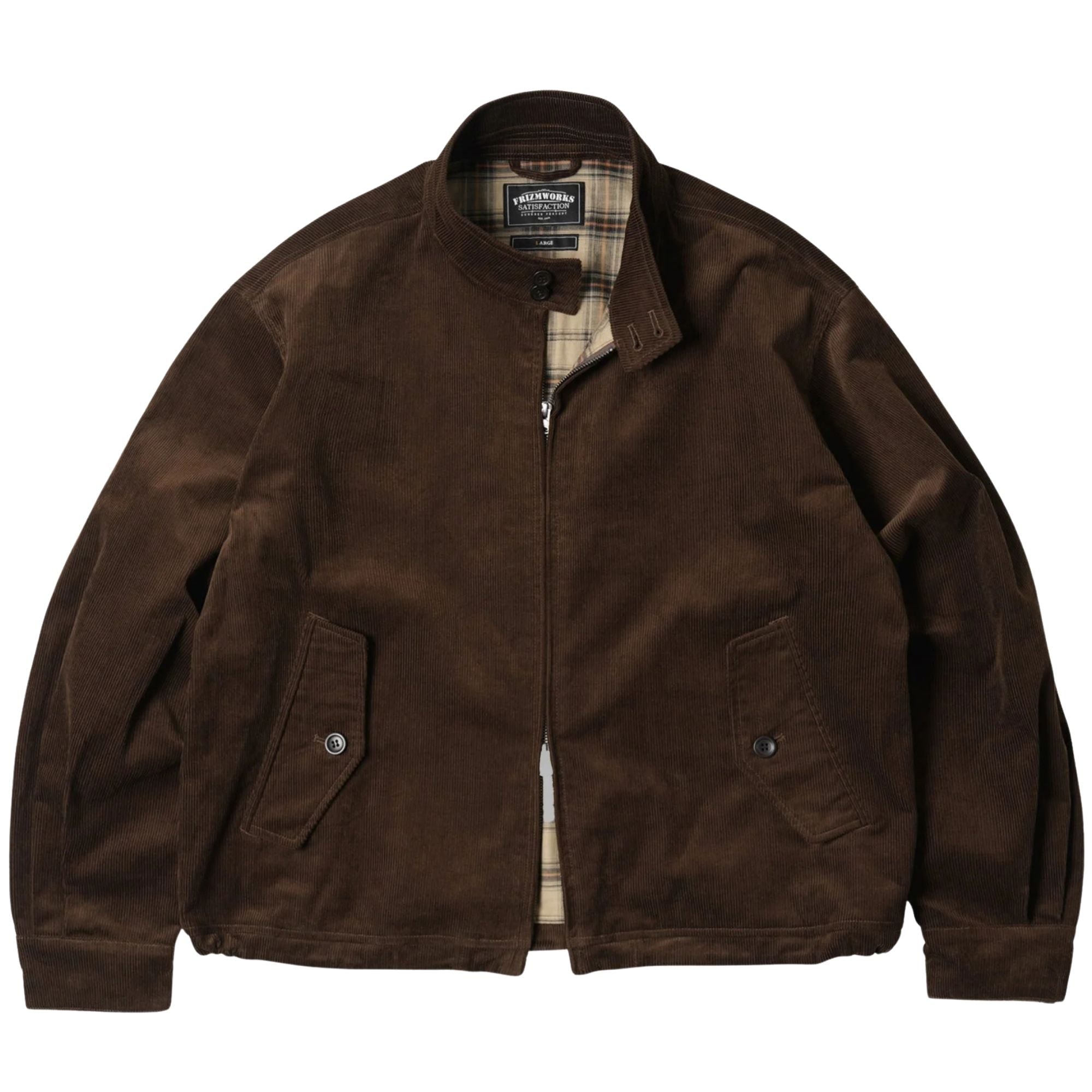 FrizmWORKS Corduroy Buddy Harrington Jacket - Brown