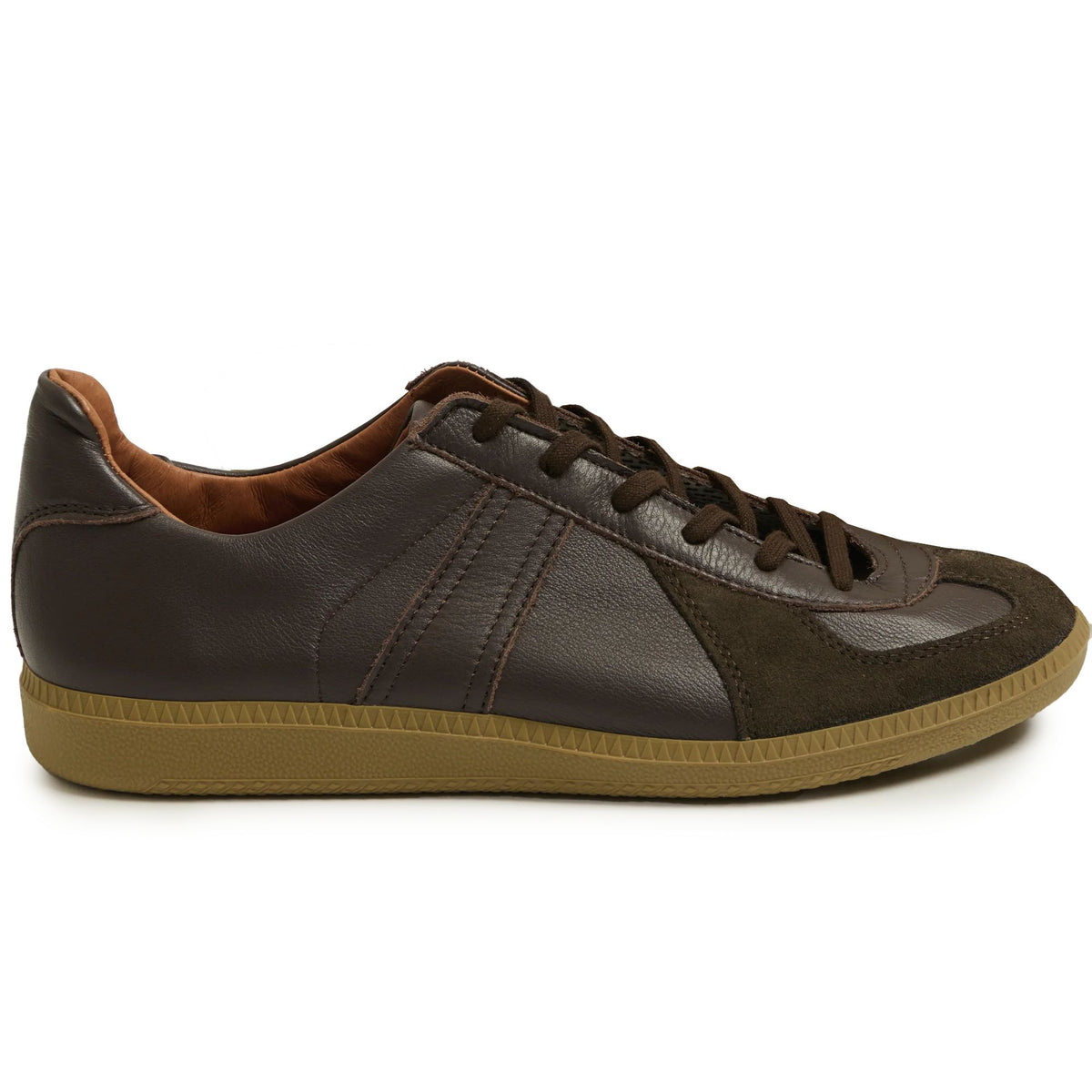 Reproduction of Found 1980's German Military Trainers - Dark Brown