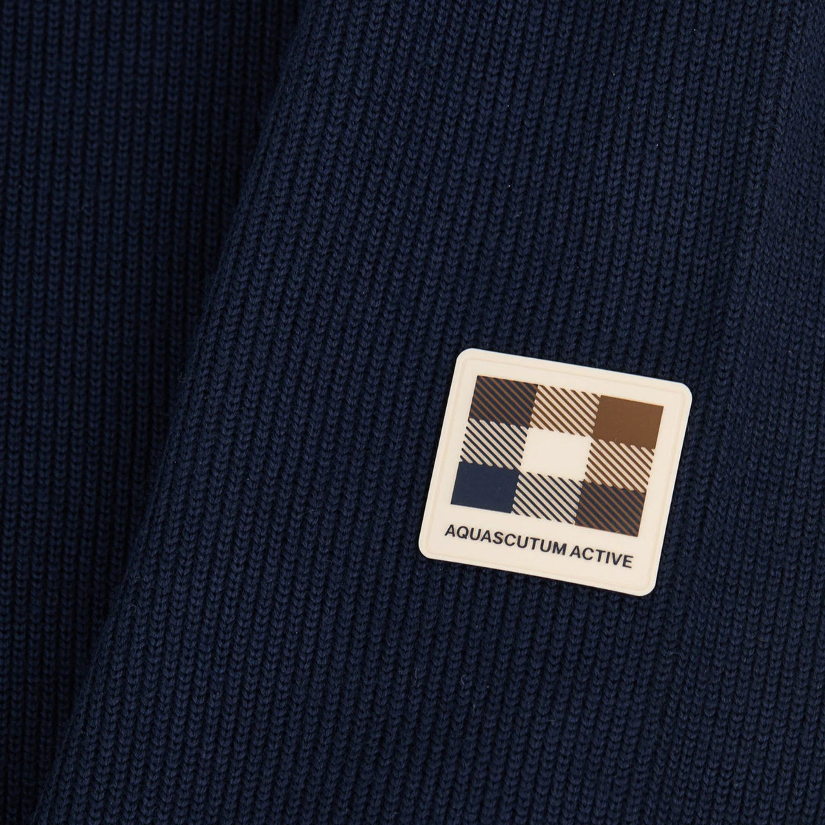 Aquascutum Tubolar FZ Sweater - Navy