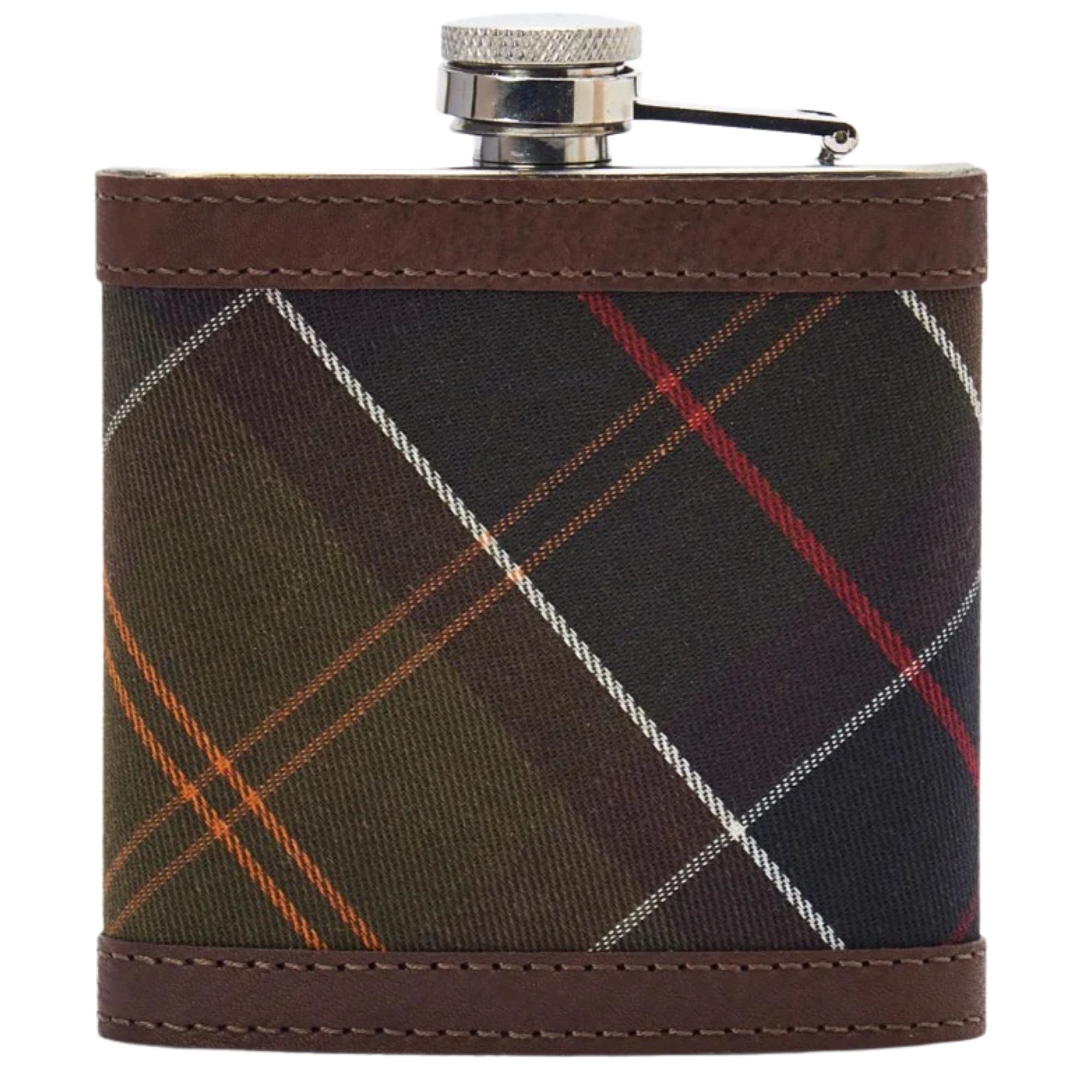 Barbour Hip Flask - Dark Brown