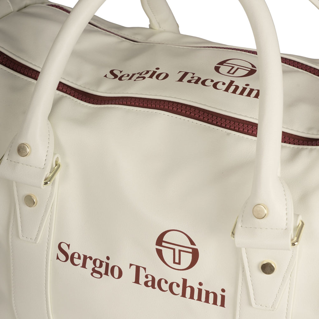 Sergio Tacchini x Stuarts x Stuarts Jorno Gym Holdall - Buttercream/Merlot