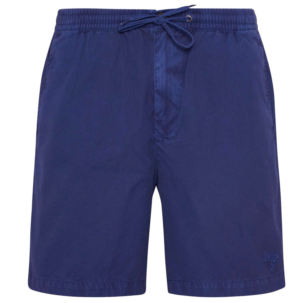 Washed Oxford Relaxed Shorts - Oceana
