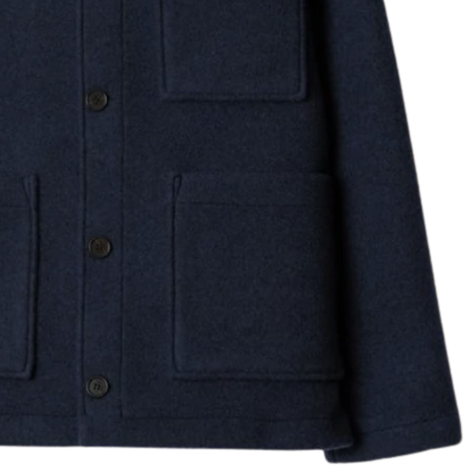 Universal Works Tag Jacket Techno Melton Plain - Navy