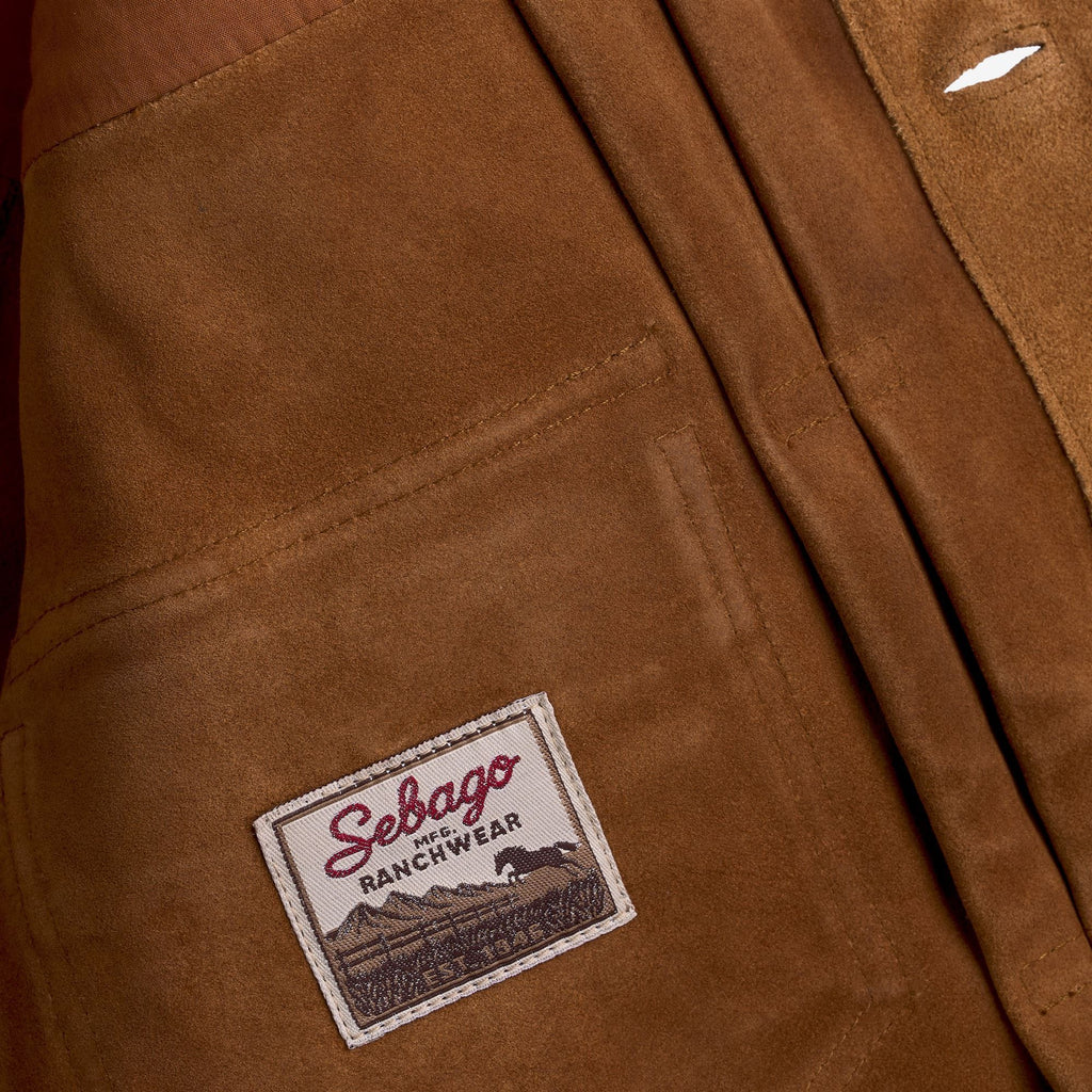 Sebago  Pineland Suede Short Jacket - Brown Sierra