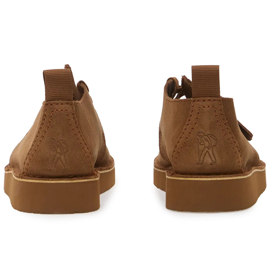 Clarks Originals Desert Treck Shoes - Cola Suede