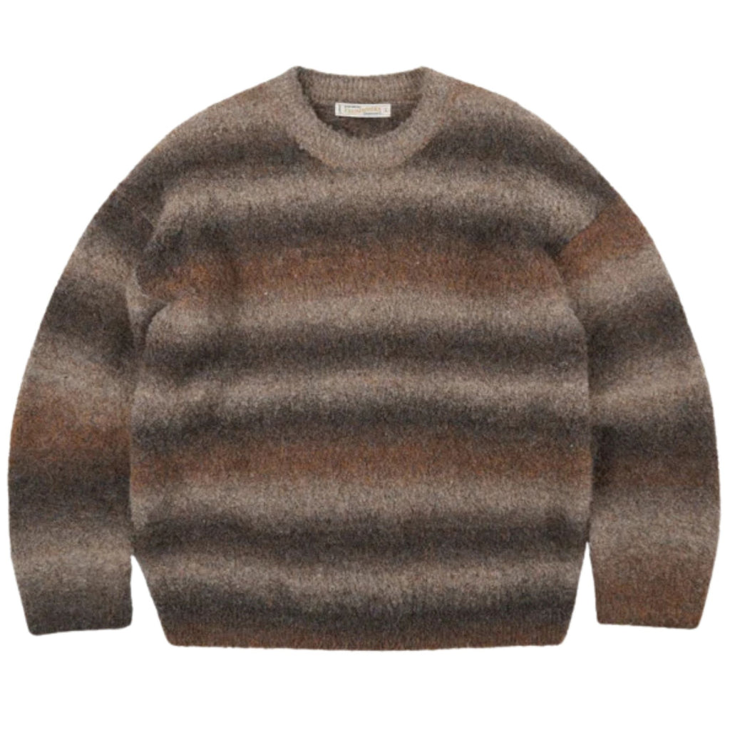 FrizmWORKS Gradation Boucle Knit - Brown