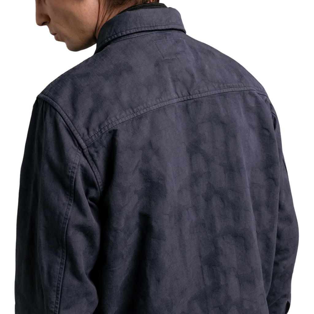 Kestin Jacquard Ripstop Cotton Tyndrum Jacket  - Navy