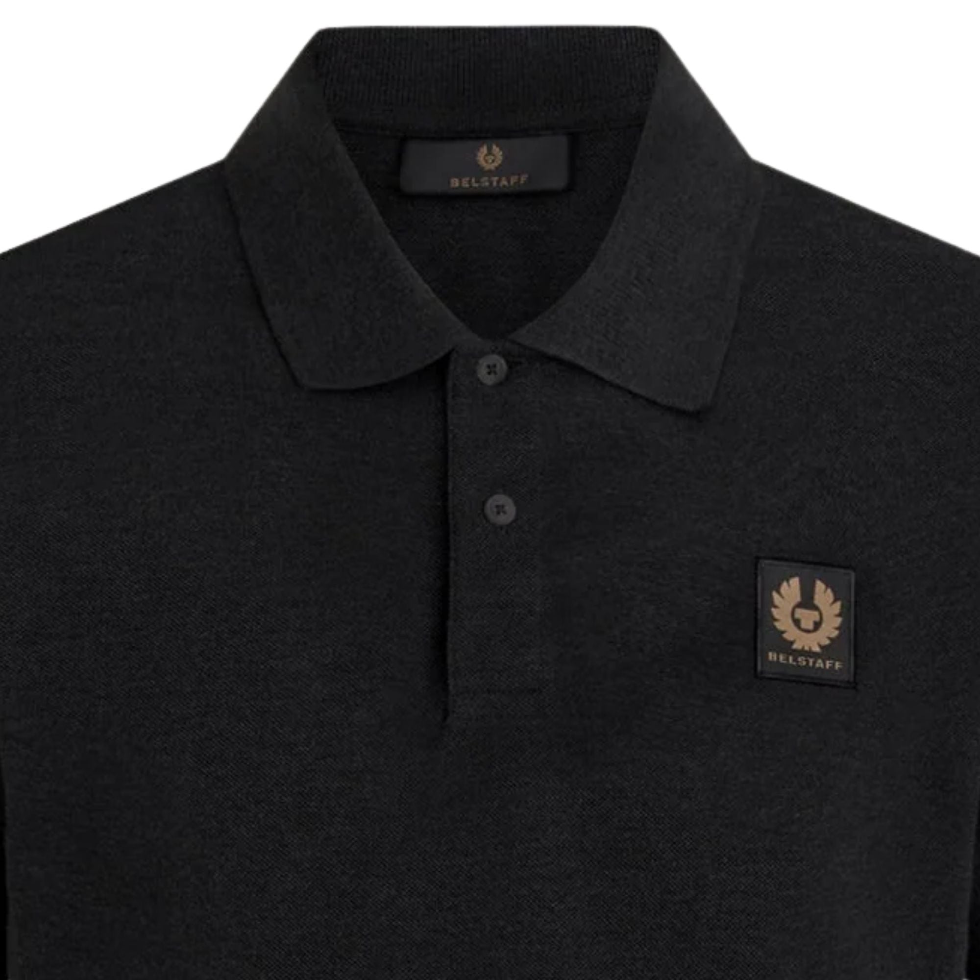 Belstaff Short Sleeve Polo Shirt - Black