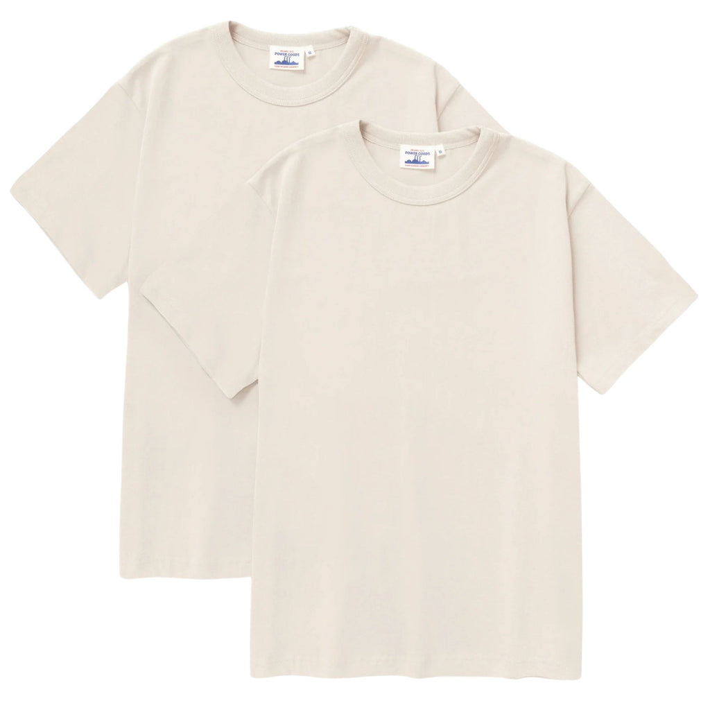 Power Goods 2 Pack Archive T-Shirt - Putty