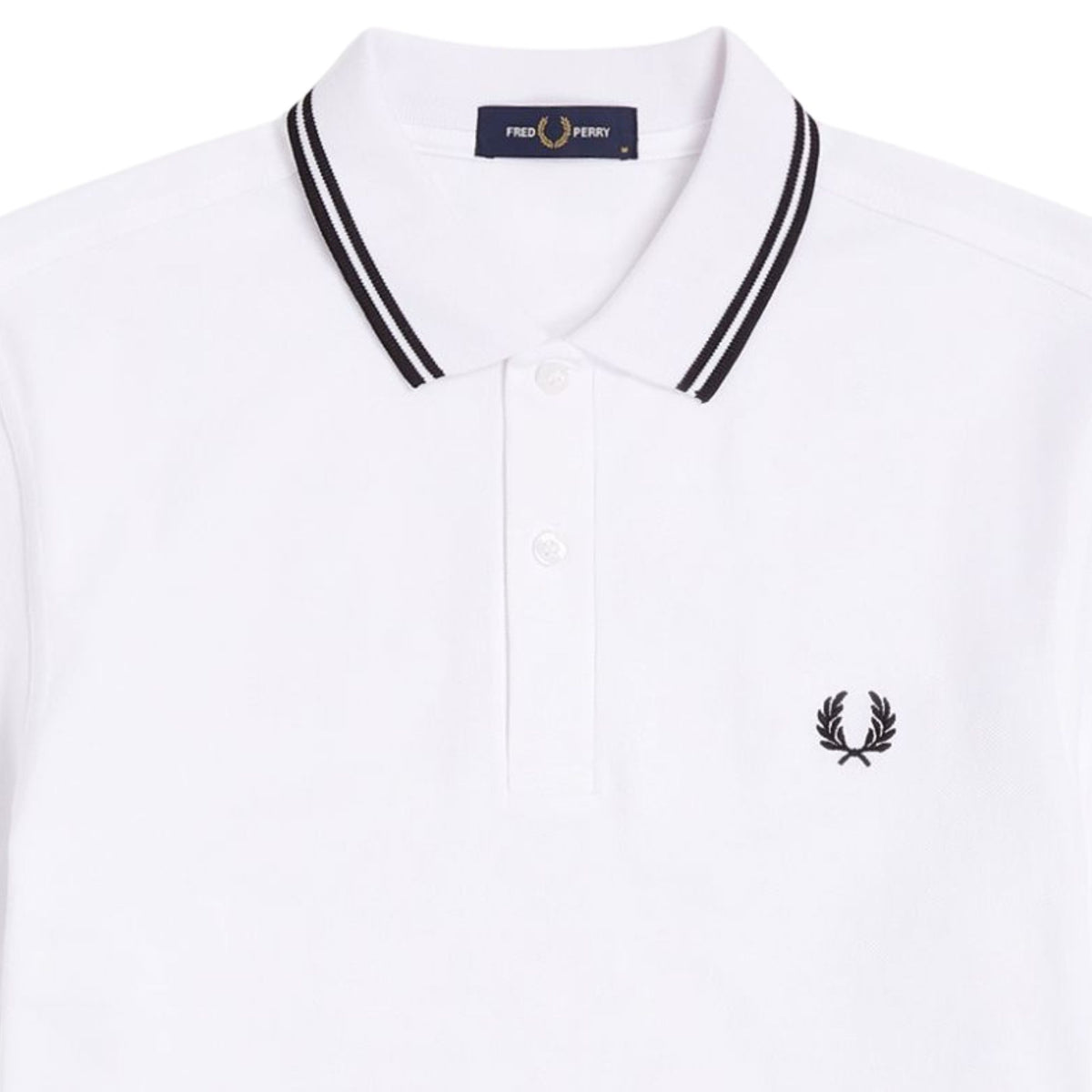 Fred Perry M3600 Twin Tipped Polo Shirt - White