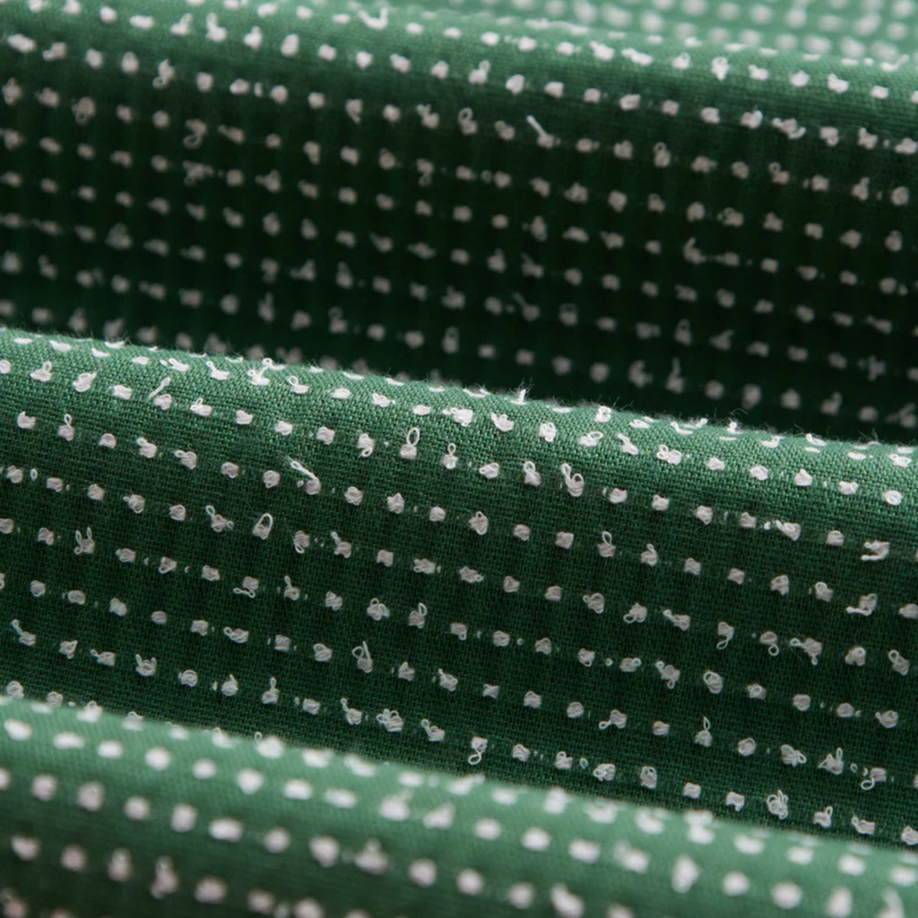 Portuguese Flannel Dots Shirt - Green
