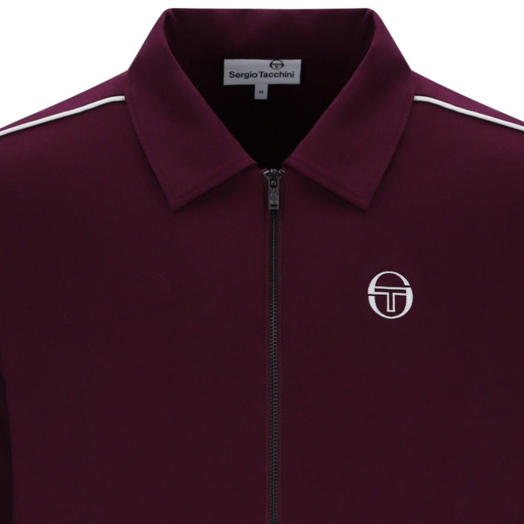 Sergio Tacchini Fontana Track Top - Fig/Gardenia