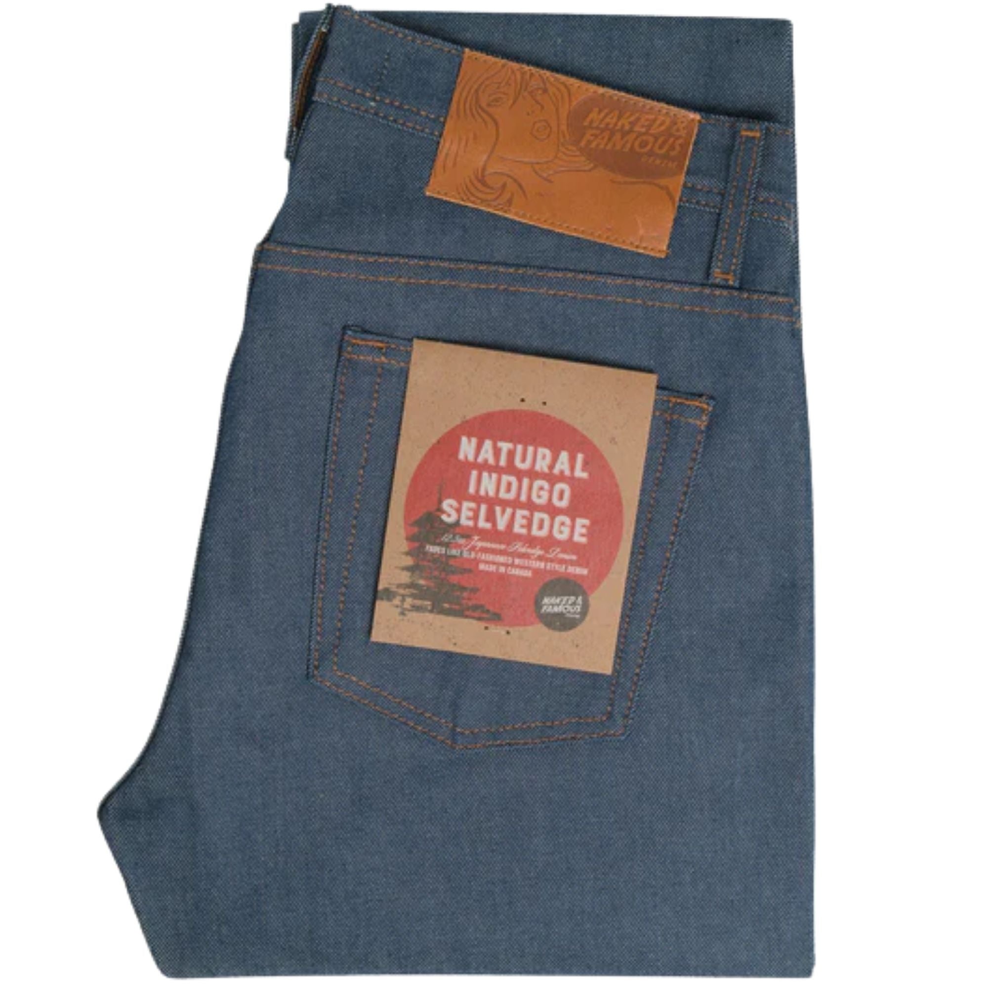 Weird Guy Natural Indigo Selvedge - Indigo
