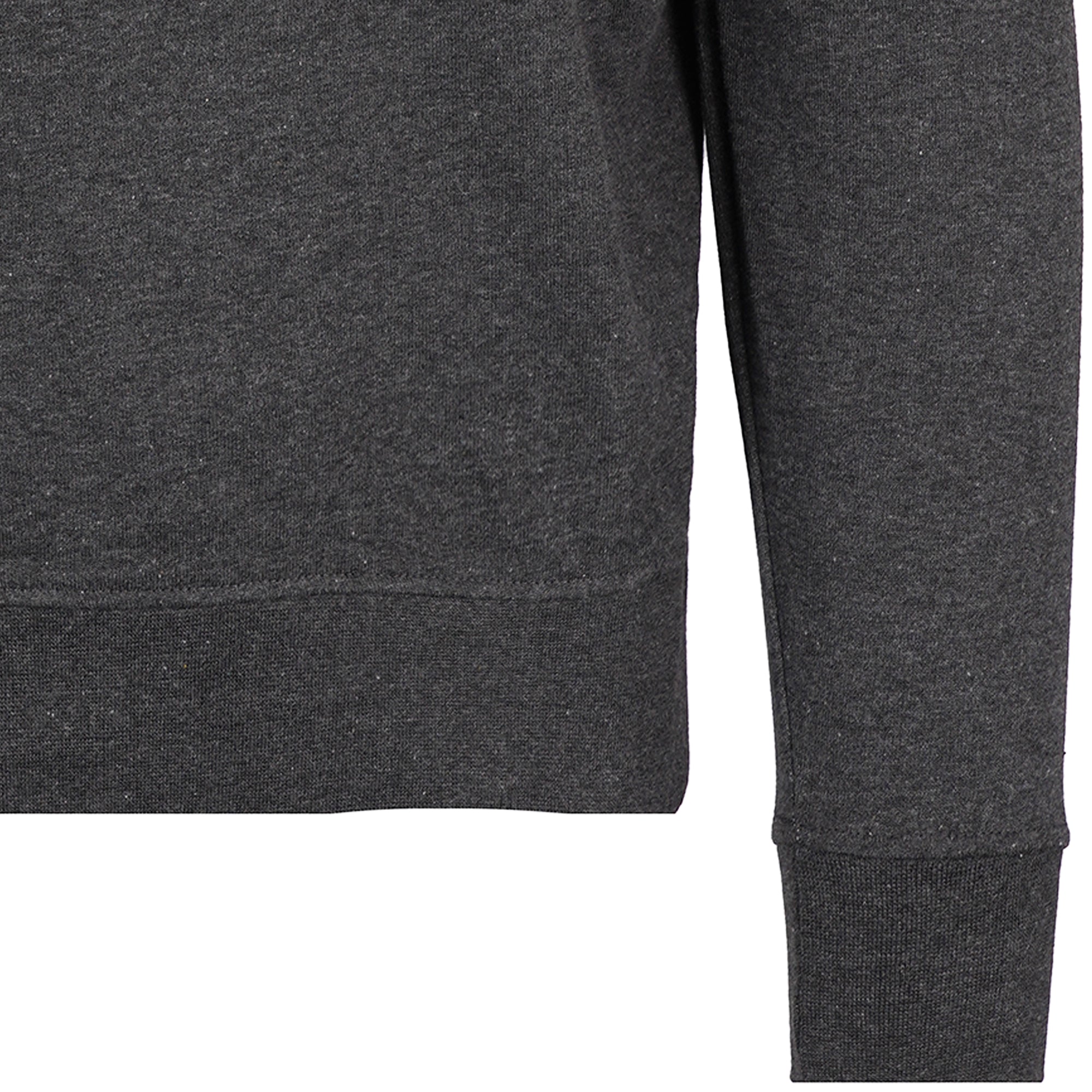 Loopback Cotton Sweatshirt - Charcoal
