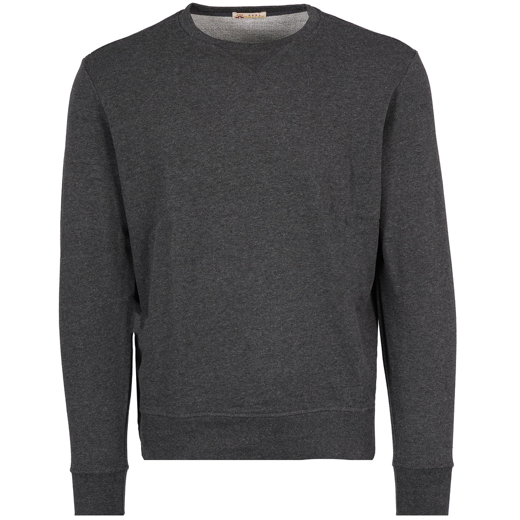 Loopback Cotton Sweatshirt - Charcoal