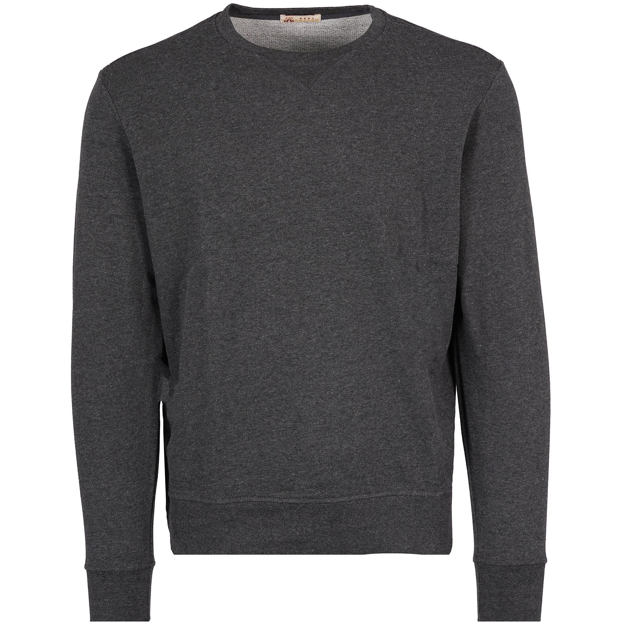 Loopback Cotton Sweatshirt - Charcoal