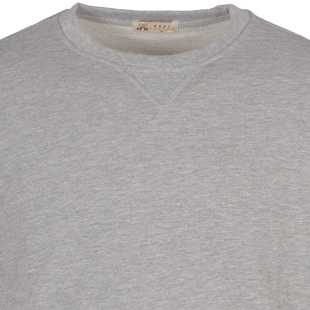 Loopback Cotton Sweatshirt - Heather Grey