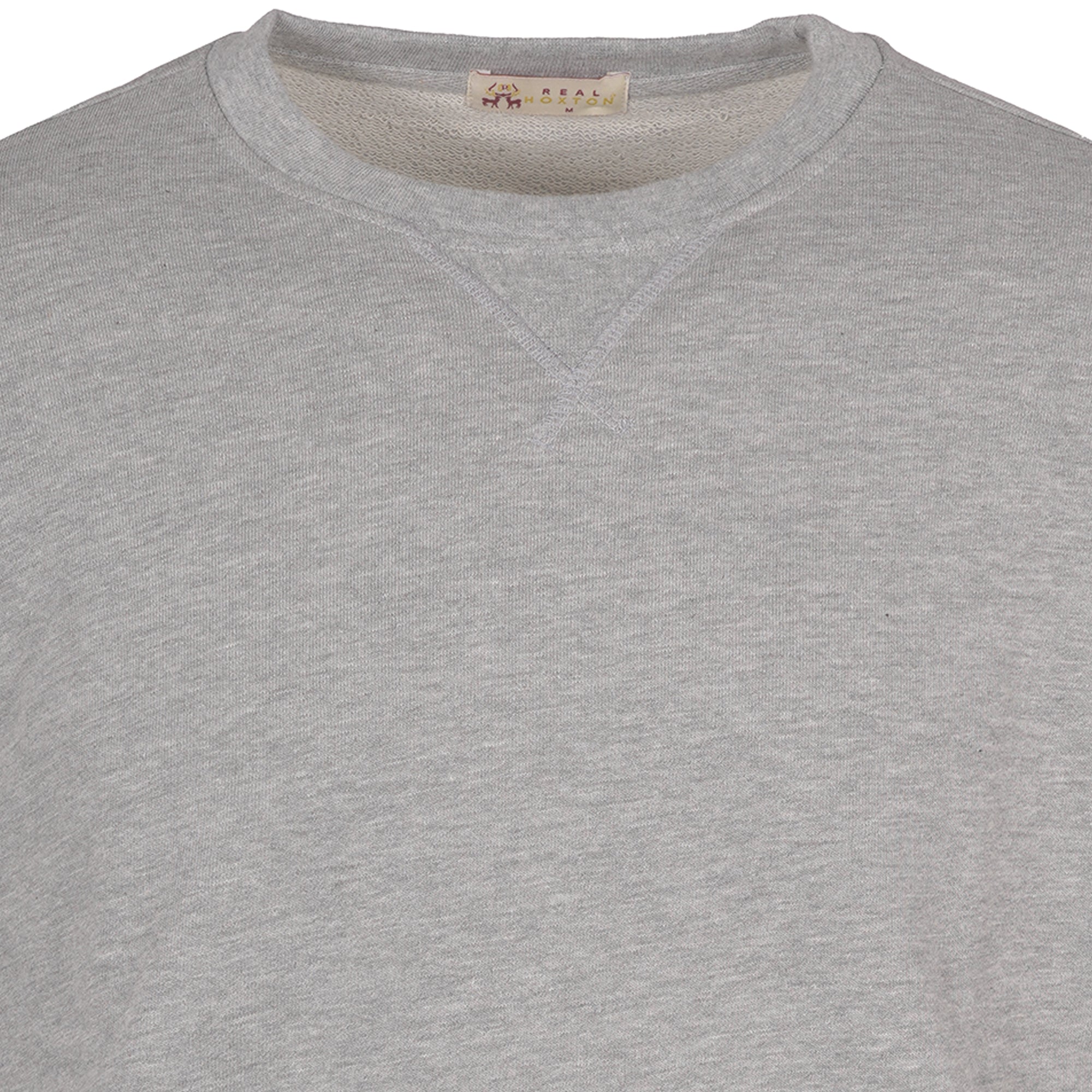 Loopback Cotton Sweatshirt - Heather Grey