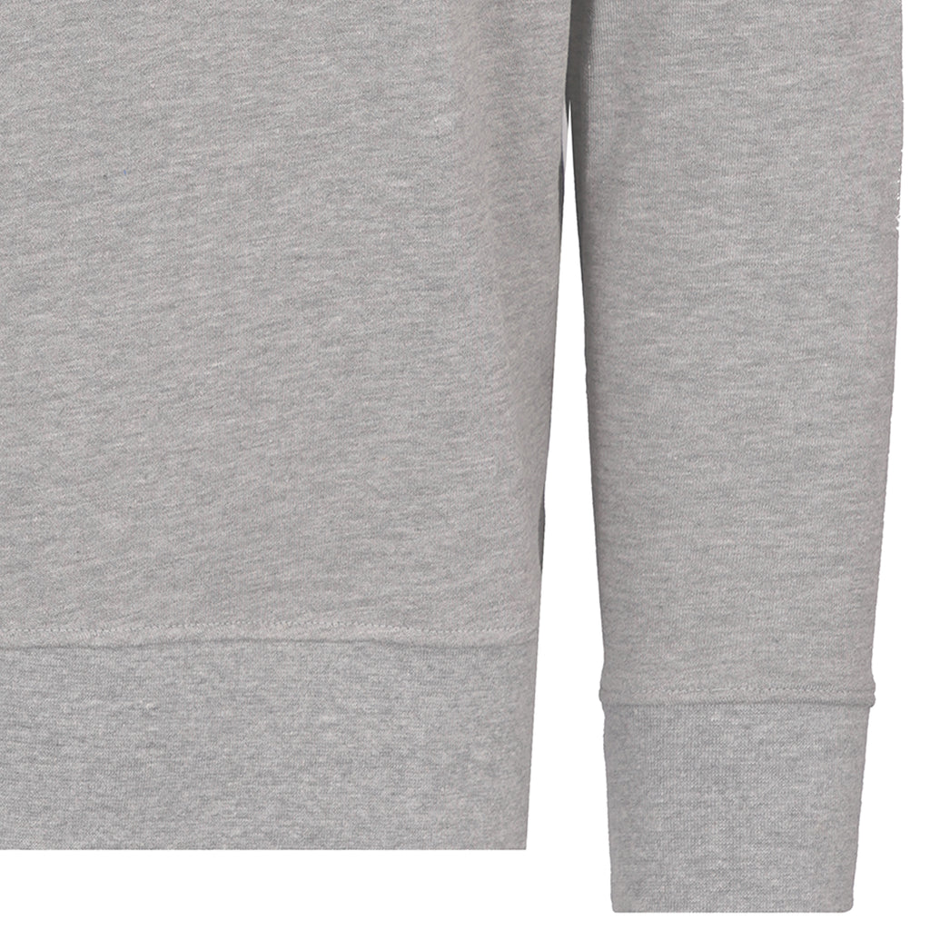 Loopback Cotton Sweatshirt - Heather Grey