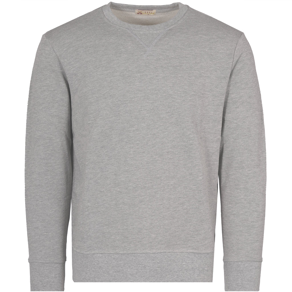 Loopback Cotton Sweatshirt - Heather Grey