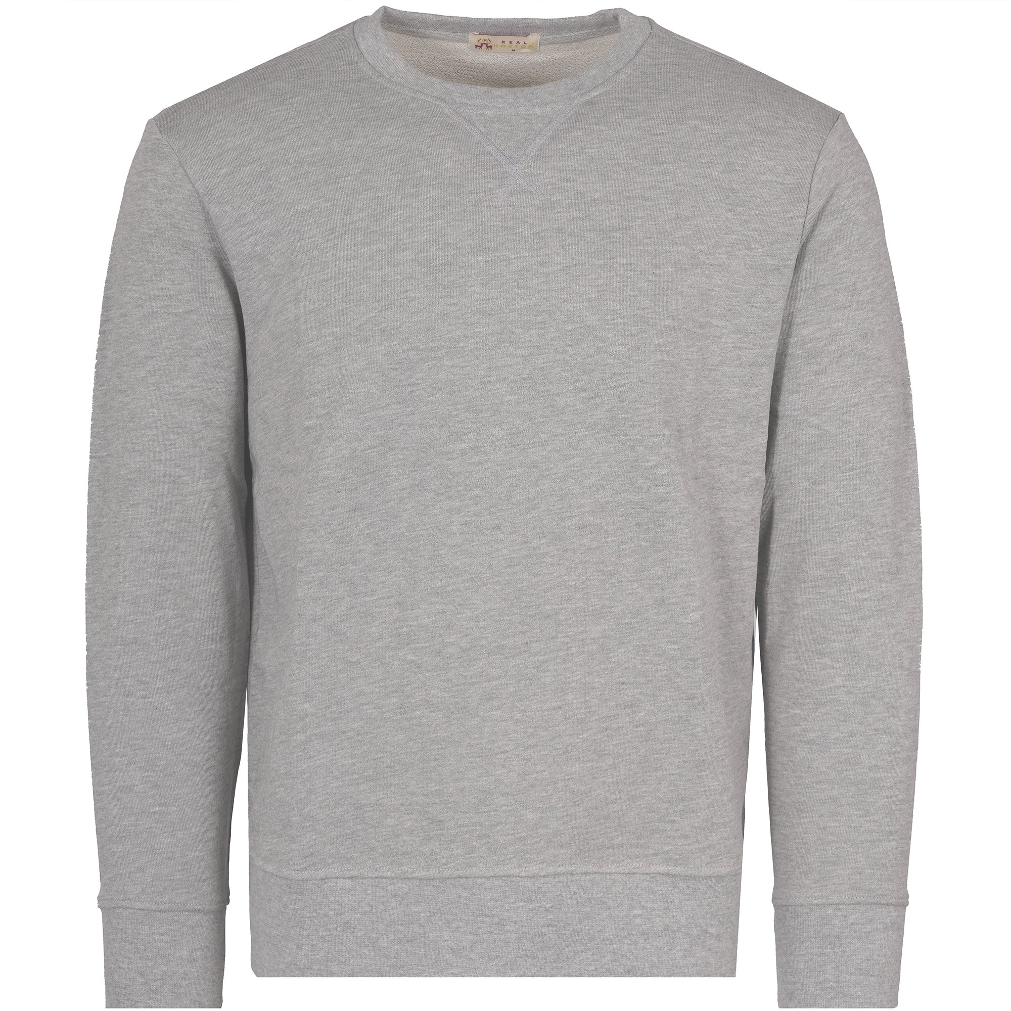 Loopback Cotton Sweatshirt - Heather Grey