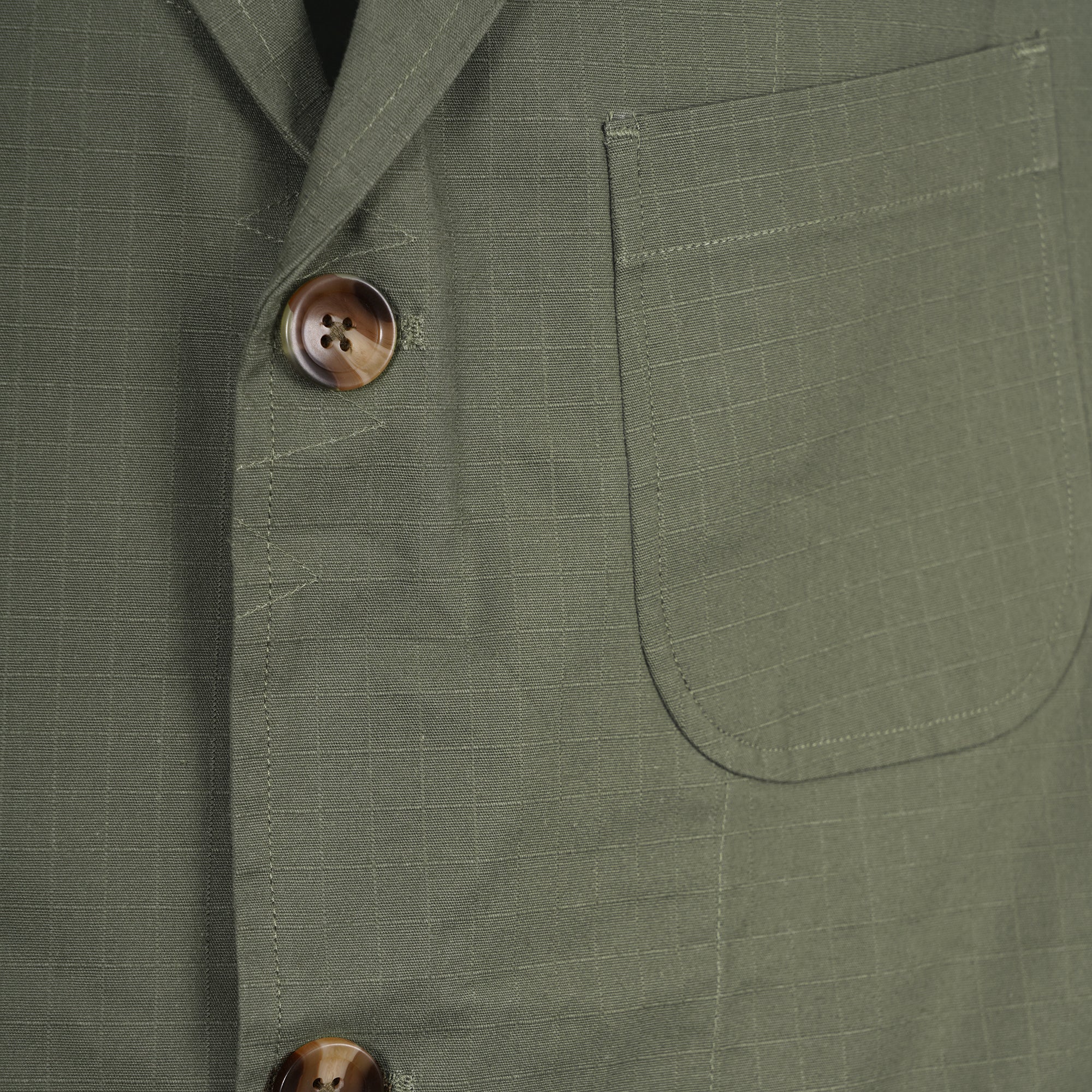 Ripstop Engineer Jacket - Khaki Green