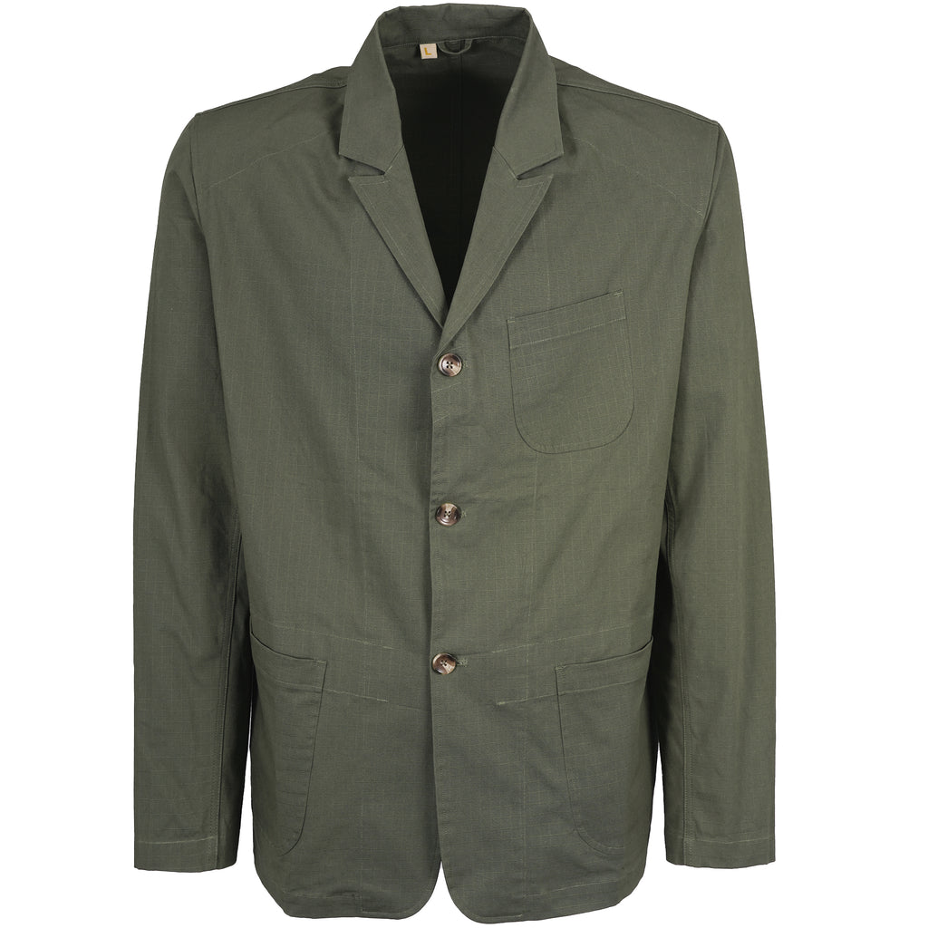 Ripstop Engineer Jacket - Khaki Green