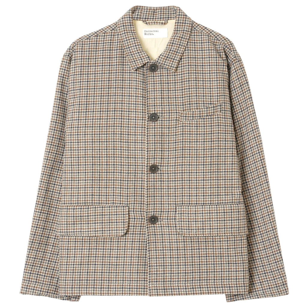 Universal Works Lester Dogtooth Franck Jacket - Tapue