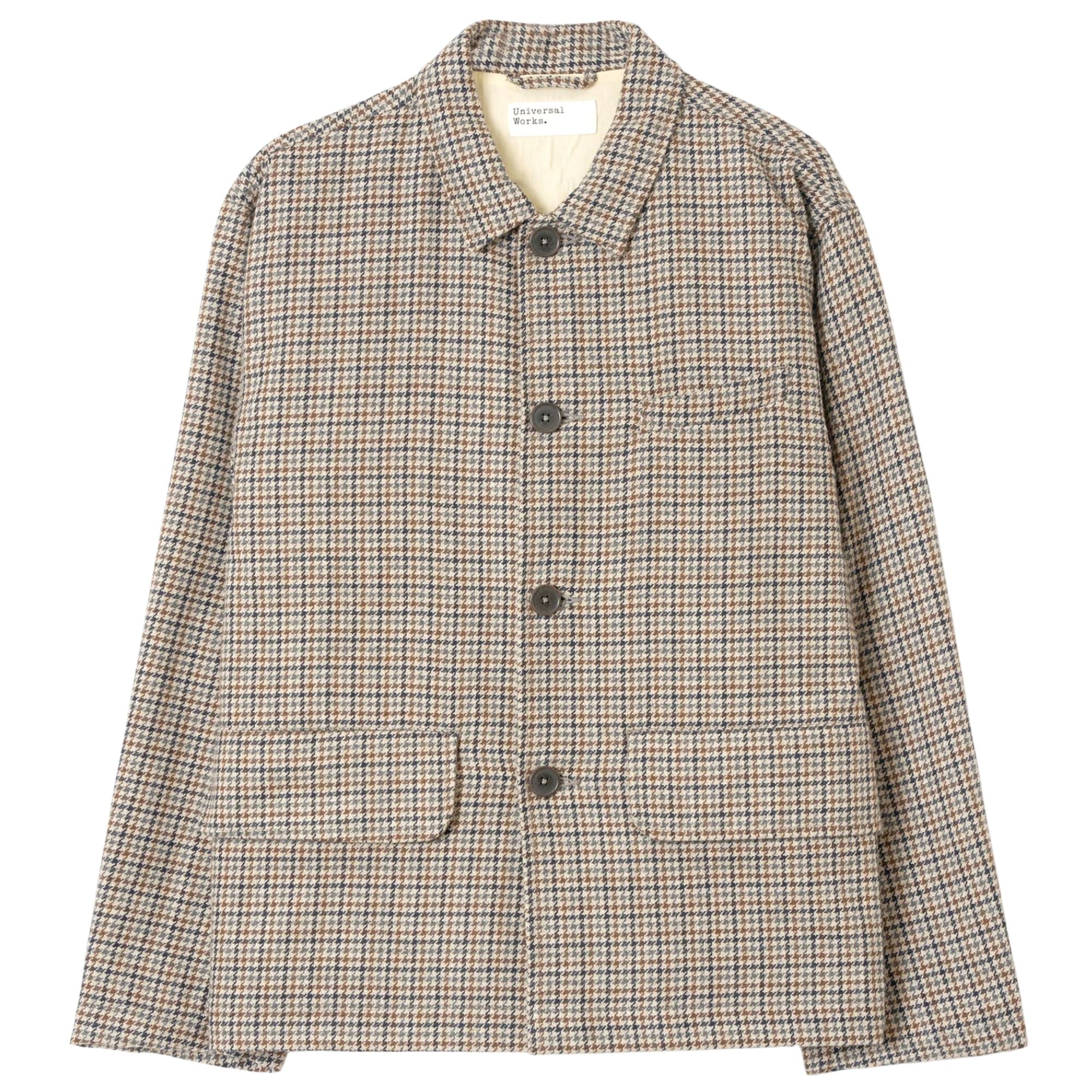Universal Works Lester Dogtooth Franck Jacket - Tapue