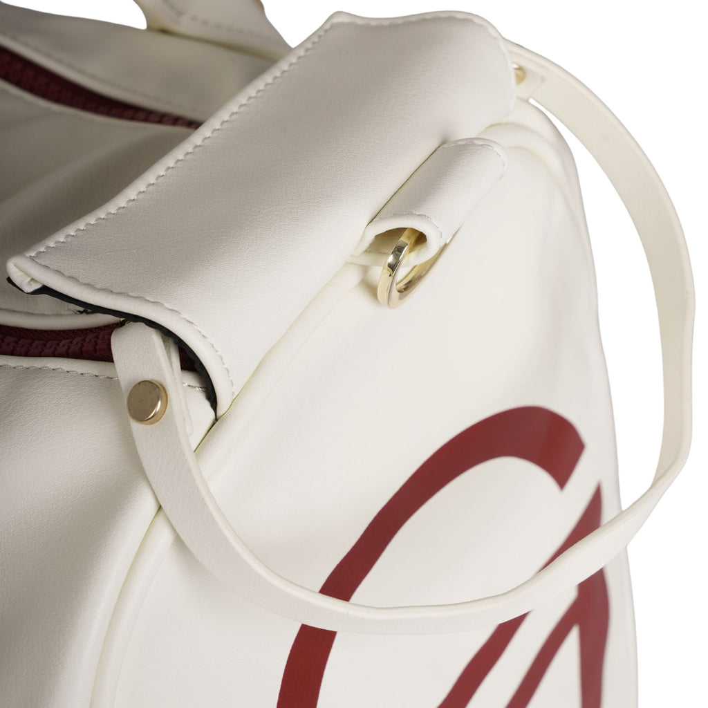 Sergio Tacchini x Stuarts x Stuarts Jorno Gym Holdall - Buttercream/Merlot