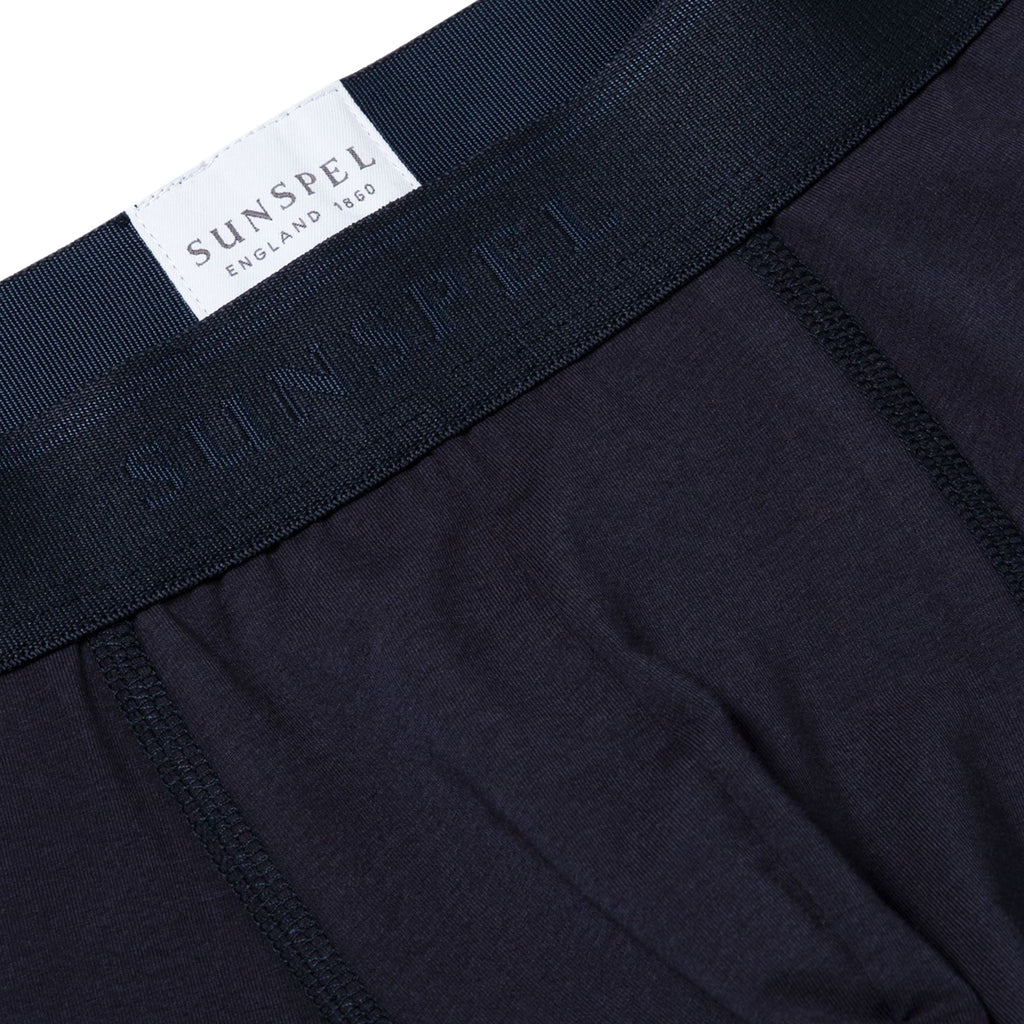 Sunspel Stretch Cotton Trunks - Navy