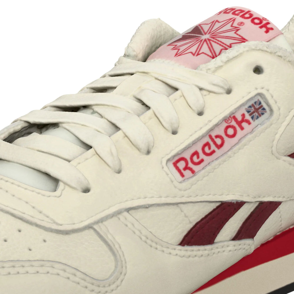 Reebok Classic Leather Sneakers - Chalk/Red