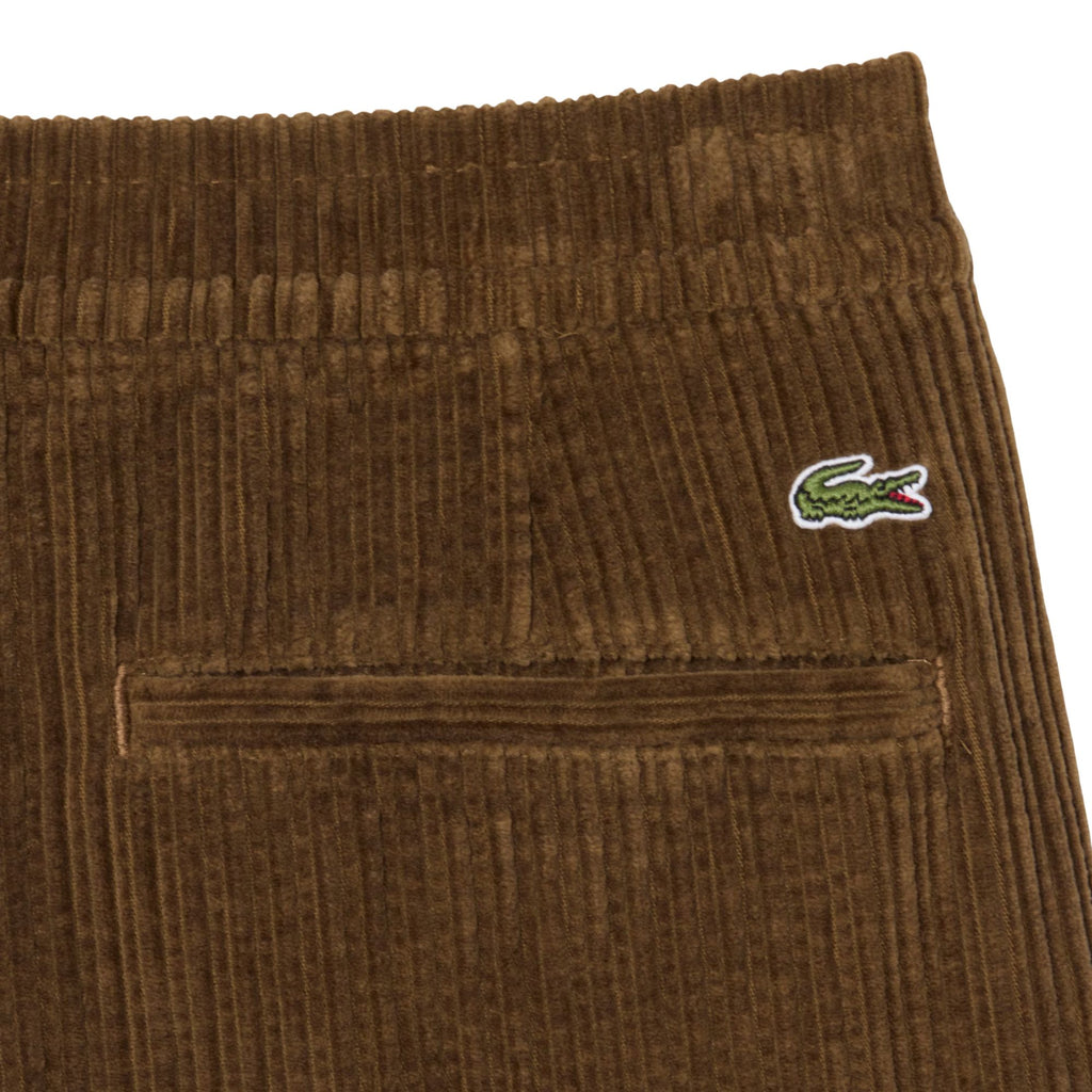 Lacoste Loose Fit Corduroy Pants - Coffee Brown
