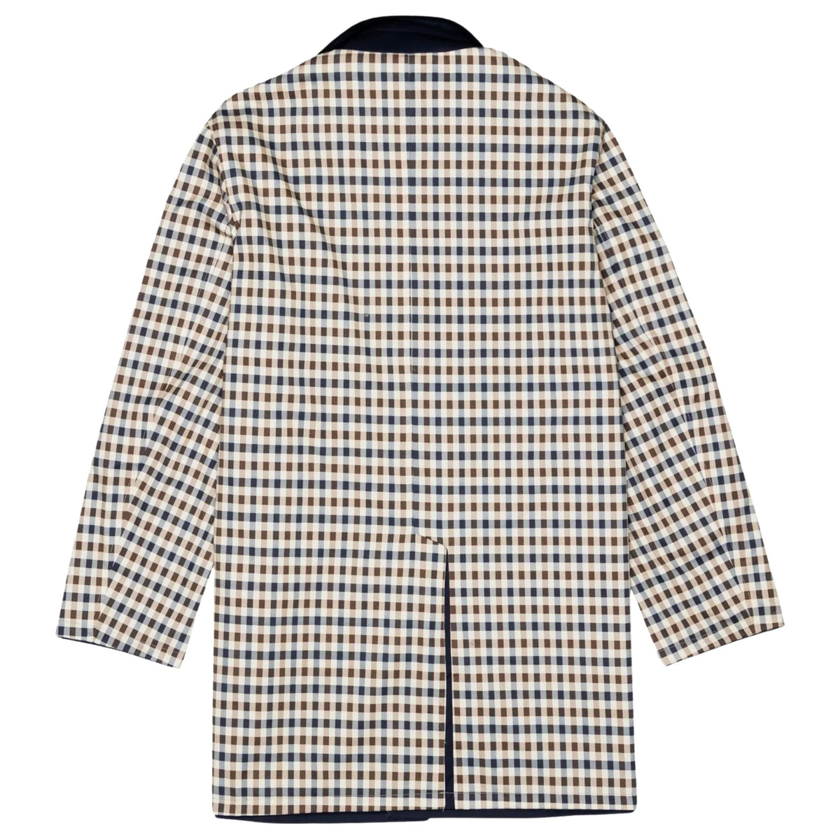 Aquascutum Archival Reversible Mid Coat - Navy