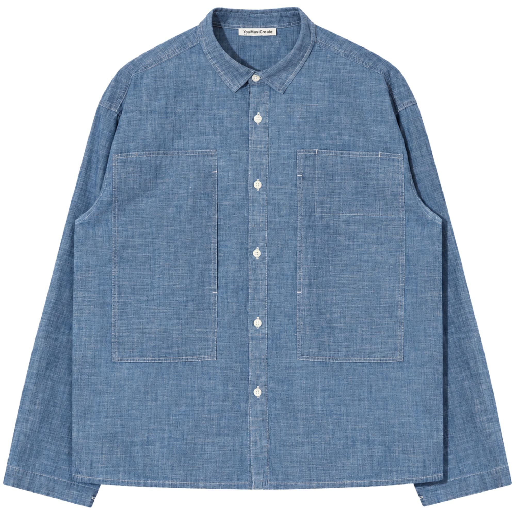 YMC Trapper Shirt - Indigo