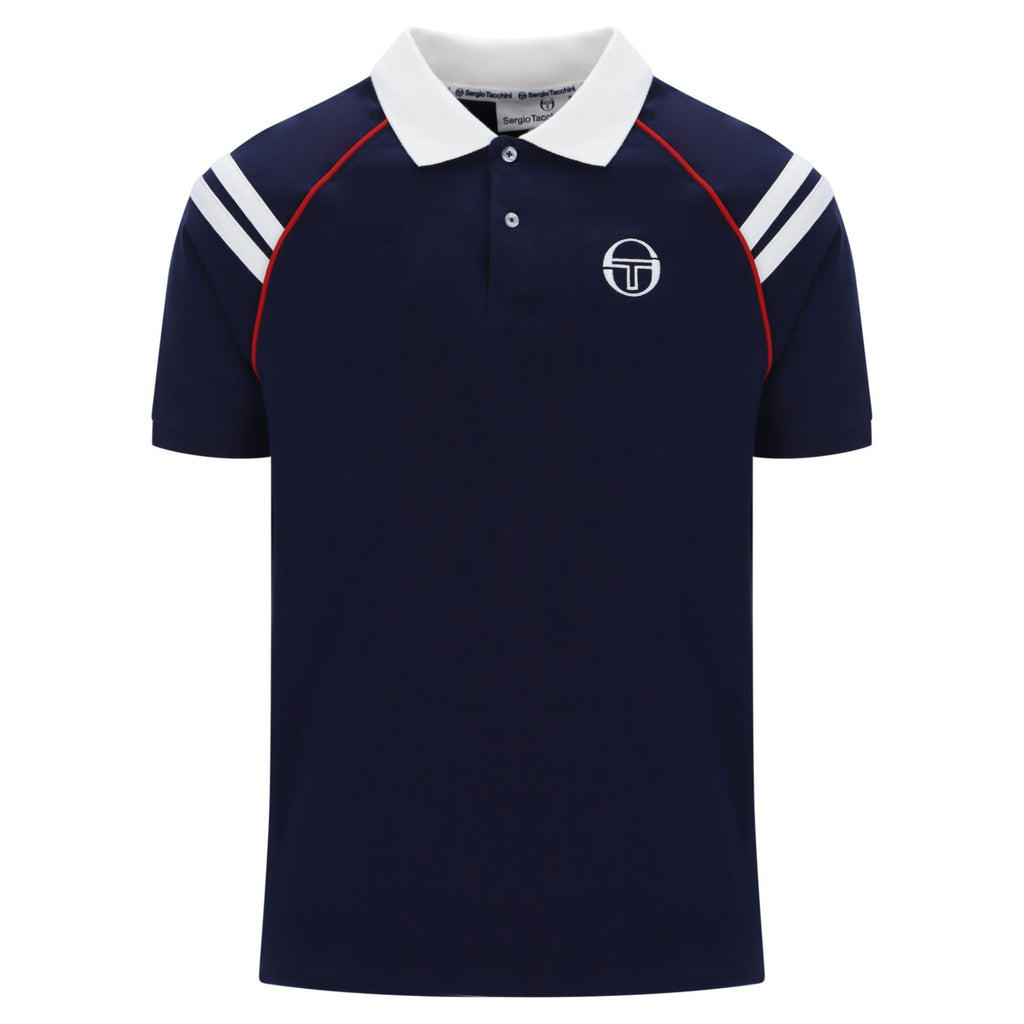 Sergio Tacchini New Cortona Polo Shirt - Maritime Blue